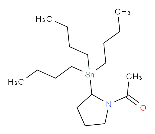 1-(2-(tributylstannyl)pyrrolidin-1-yl)ethanone