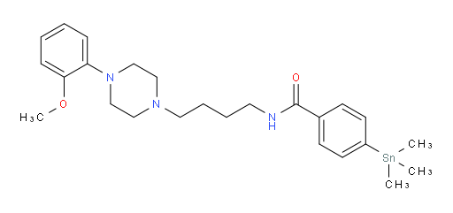 N-(4-(4-(2-methoxyphenyl)piperazin-1-yl)butyl)-4-(trimethylstannyl)benzamide