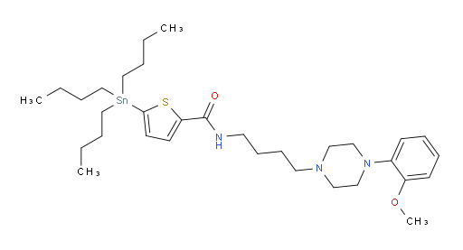 N-(4-(4-(2-methoxyphenyl)piperazin-1-yl)butyl)-5-(tributylstannyl)thiophene-2-carboxamide