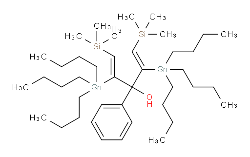 (1Z,4Z)-3-苯基-2,4-双(三丁基锡基)-1,5-双(三甲基硅基)戊-1,4-二烯-3-醇
