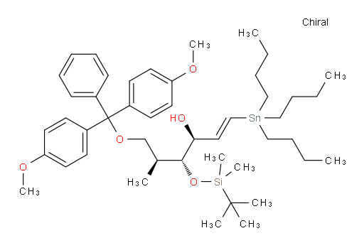(3S,4R,5S,E)-6-(bis(4-methoxyphenyl)(phenyl)methoxy)-4-((tert-butyldimethylsilyl)oxy)-5-methyl-1-(tributylstannyl)hex-1-en-3-ol