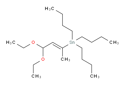 (E)-三丁基(4,4-二乙氧基丁-2-烯-2-基)锡烷