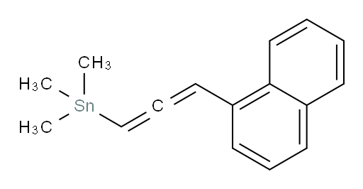 trimethyl(3-(naphthalen-1-yl)propa-1,2-dien-1-yl)stannane