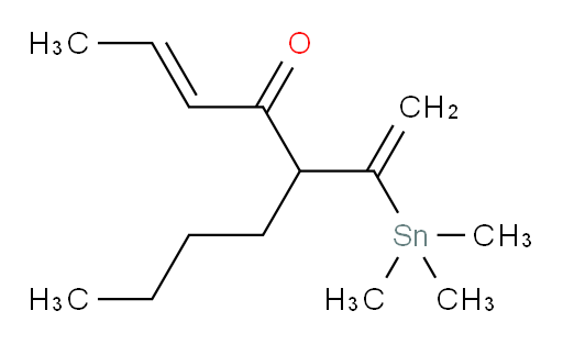 (E)-5-(1-(三甲基锡基)乙烯基)壬-2-烯-4-酮