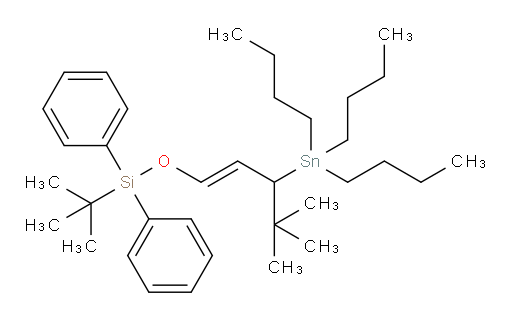 (E)-叔丁基((4,4-二甲基-3-(三丁基锡基)戊-1-烯-1-氧基))二苯基硅烷