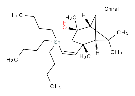 (1R,2R,4R,5S)-2,4,6,6-四甲基-4-((Z)-2-(三丁基锡基)乙烯基)双环[3.1.1]庚-2-醇