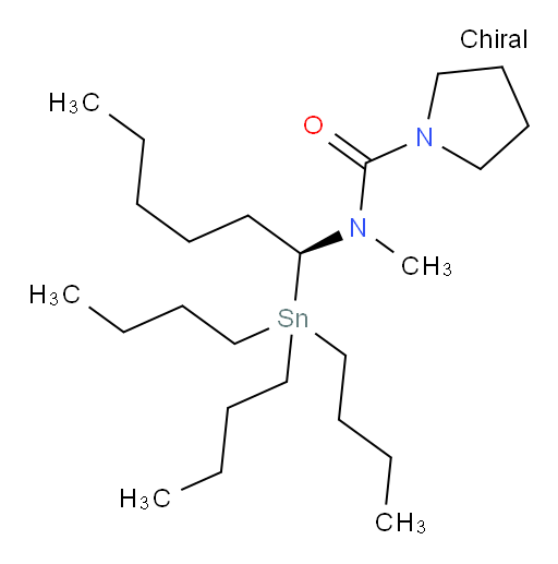 (S)-N-甲基-N-(1-(三丁基锡基)己基)吡咯烷-1-甲酰胺