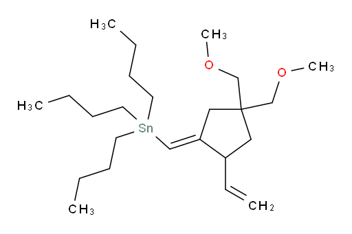 (E)-((4,4-bis(methoxymethyl)-2-vinylcyclopentylidene)methyl)tributylstannane