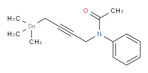 N-苯基-N-(4-(三甲基锡基)丁-2-炔-1-基)乙酰胺