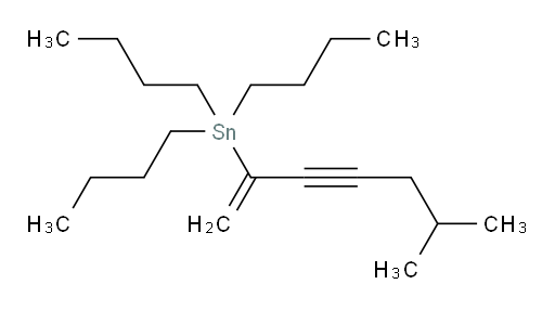 三丁基(6-甲基庚-1-烯-3-炔-2-基)锡烷