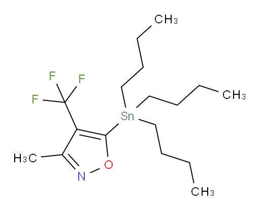 3-甲基-5-(三丁基锡基)-4-(三氟甲基)异噁唑