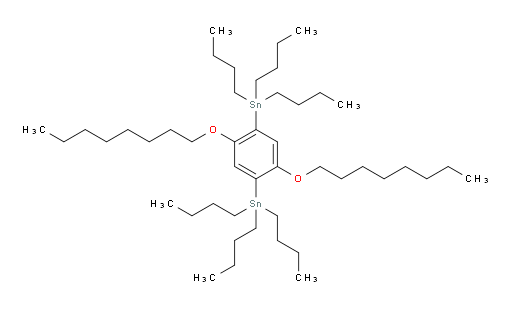 (2,5-bis(octyloxy)-1,4-phenylene)bis(tributylstannane)