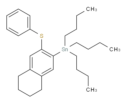 三丁基(3-(苯基硫基)-5,6,7,8-四氢萘-2-基)锡烷