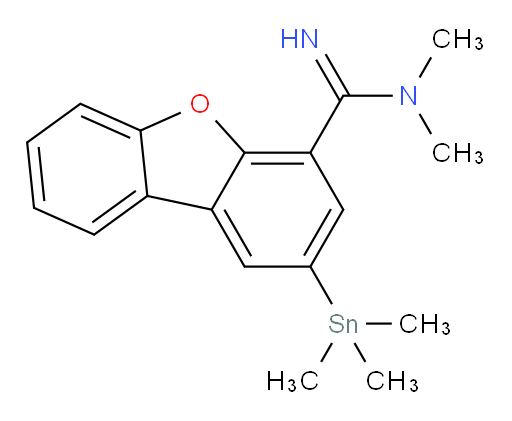 N,N-dimethyl-2-(trimethylstannyl)dibenzo[b,d]furan-4-carboximidamide