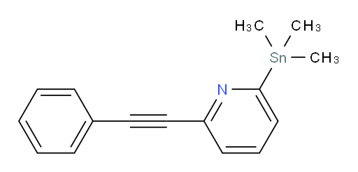 2-(phenylethynyl)-6-(trimethylstannyl)pyridine