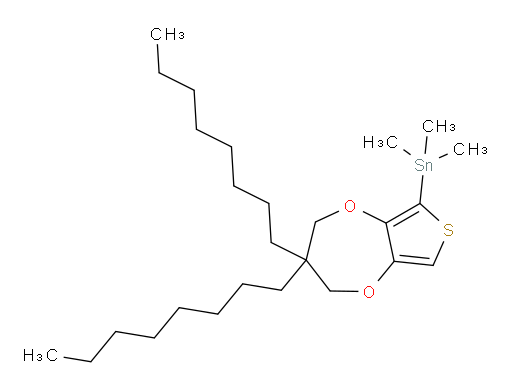 (3,3-dioctyl-3,4-dihydro-2H-thieno[3,4-b][1,4]dioxepin-6-yl)trimethylstannane