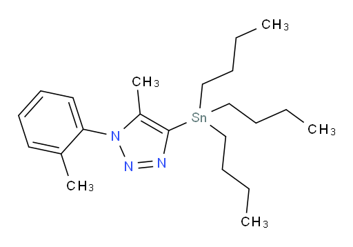 5-methyl-1-(o-tolyl)-4-(tributylstannyl)-1H-1,2,3-triazole