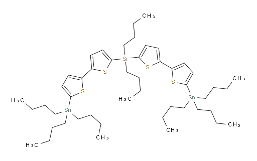二丁基双(5'-(三丁基锡基)-[2,2'-联噻吩]-5-基)硅烷