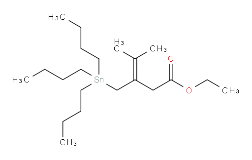 ethyl 4-methyl-3-((tributylstannyl)methyl)pent-3-enoate
