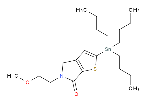 5-(2-methoxyethyl)-2-(tributylstannyl)-4H-thieno[2,3-c]pyrrol-6(5H)-one