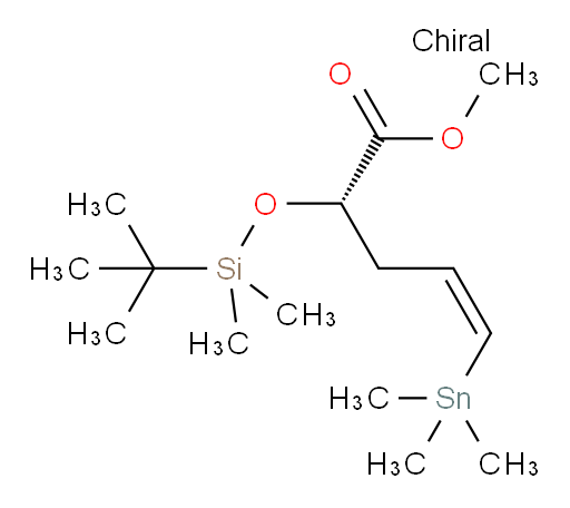 (S,Z)-methyl 2-((tert-butyldimethylsilyl)oxy)-5-(trimethylstannyl)pent-4-enoate