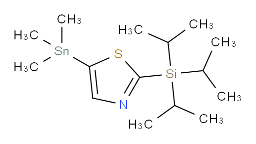 2-(triisopropylsilyl)-5-(trimethylstannyl)thiazole
