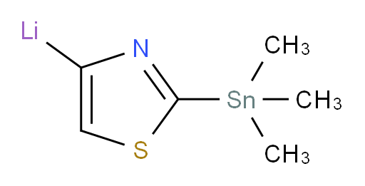 (2-(trimethylstannyl)thiazol-4-yl)lithium