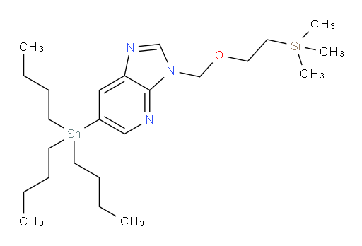 6-(tributylstannyl)-3-((2-(trimethylsilyl)ethoxy)methyl)-3H-imidazo[4,5-b]pyridine