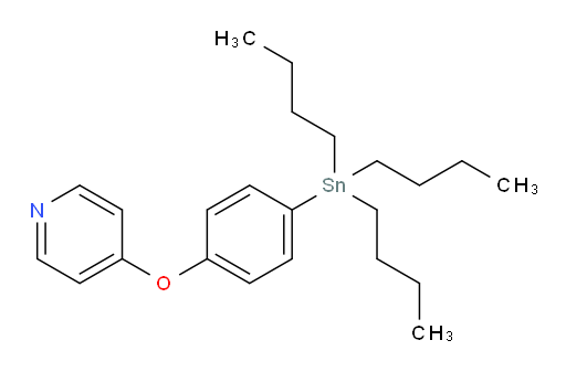 4-(4-(tributylstannyl)phenoxy)pyridine