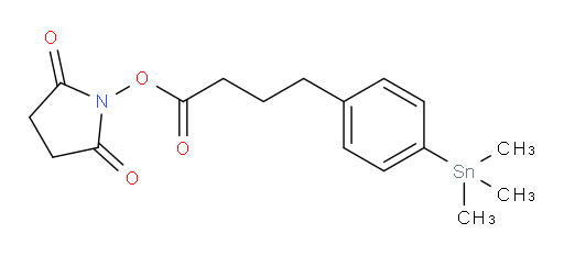 2,5-dioxopyrrolidin-1-yl 4-(4-(trimethylstannyl)phenyl)butanoate