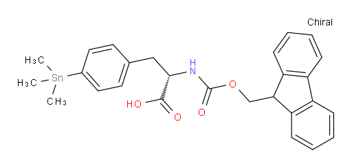 (S)-2-((((9H-fluoren-9-yl)methoxy)carbonyl)amino)-3-(4-(trimethylstannyl)phenyl)propanoic acid