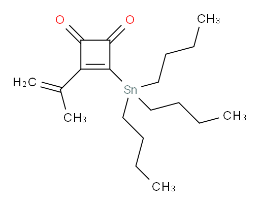 3-(prop-1-en-2-yl)-4-(tributylstannyl)cyclobut-3-ene-1,2-dione