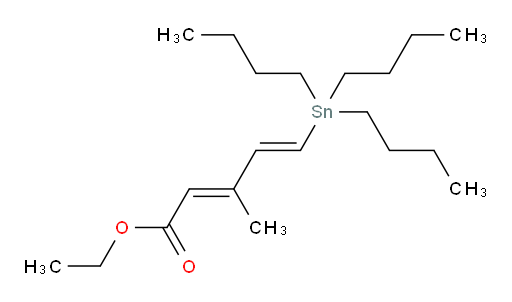 (2E,4E)-ethyl 3-methyl-5-(tributylstannyl)penta-2,4-dienoate