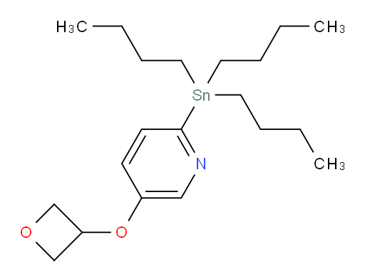 5-(oxetan-3-yloxy)-2-(tributylstannyl)pyridine