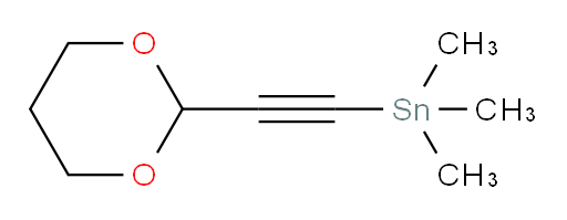((1,3-dioxan-2-yl)ethynyl)trimethylstannane
