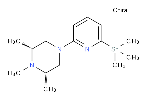 (2R,6S)-1,2,6-trimethyl-4-(6-(trimethylstannyl)pyridin-2-yl)piperazine