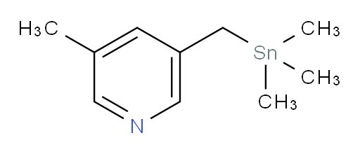 3-methyl-5-((trimethylstannyl)methyl)pyridine