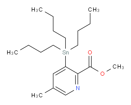 methyl 5-methyl-3-(tributylstannyl)picolinate