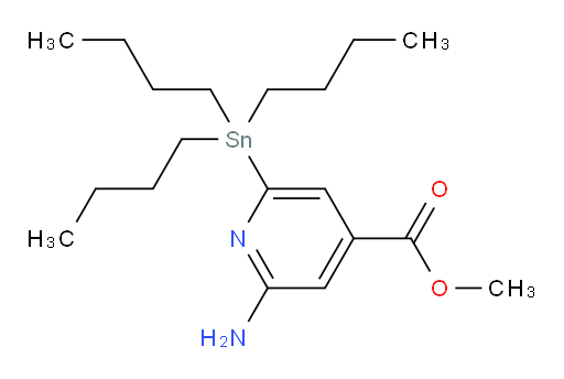 methyl 2-amino-6-(tributylstannyl)isonicotinate