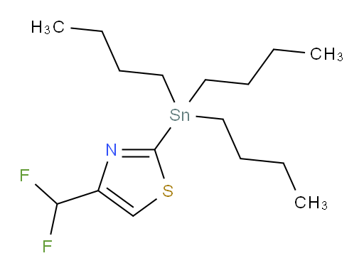 4-(difluoromethyl)-2-(tributylstannyl)thiazole