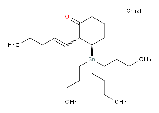 (2R,3R)-2-((E)-pent-1-en-1-yl)-3-(tributylstannyl)cyclohexanone