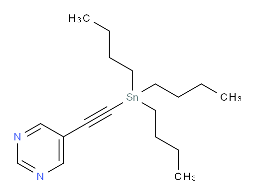 5-((tributylstannyl)ethynyl)pyrimidine