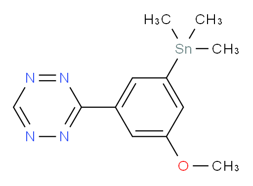 3-(3-methoxy-5-(trimethylstannyl)phenyl)-1,2,4,5-tetrazine