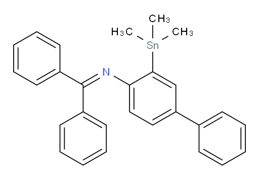 N-(diphenylmethylene)-3-(trimethylstannyl)-[1,1'-biphenyl]-4-amine