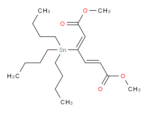 (2Z,4E)-dimethyl 3-(tributylstannyl)hexa-2,4-dienedioate