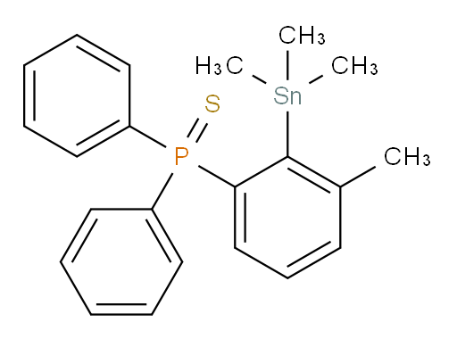 (3-methyl-2-(trimethylstannyl)phenyl)diphenylphosphine sulfide