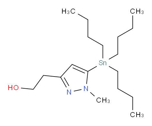 2-(1-methyl-5-(tributylstannyl)-1H-pyrazol-3-yl)ethanol