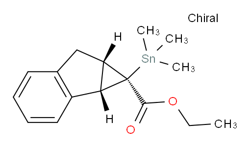 (1R,1aS,6aS)-ethyl 1-(trimethylstannyl)-1,1a,6,6a-tetrahydrocyclopropa[a]indene-1-carboxylate