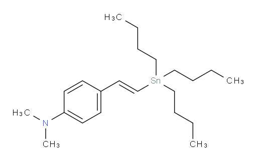 (E)-N,N-dimethyl-4-(2-(tributylstannyl)vinyl)aniline