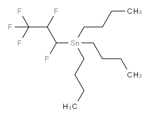 tributyl(1,2,3,3,3-pentafluoropropyl)stannane